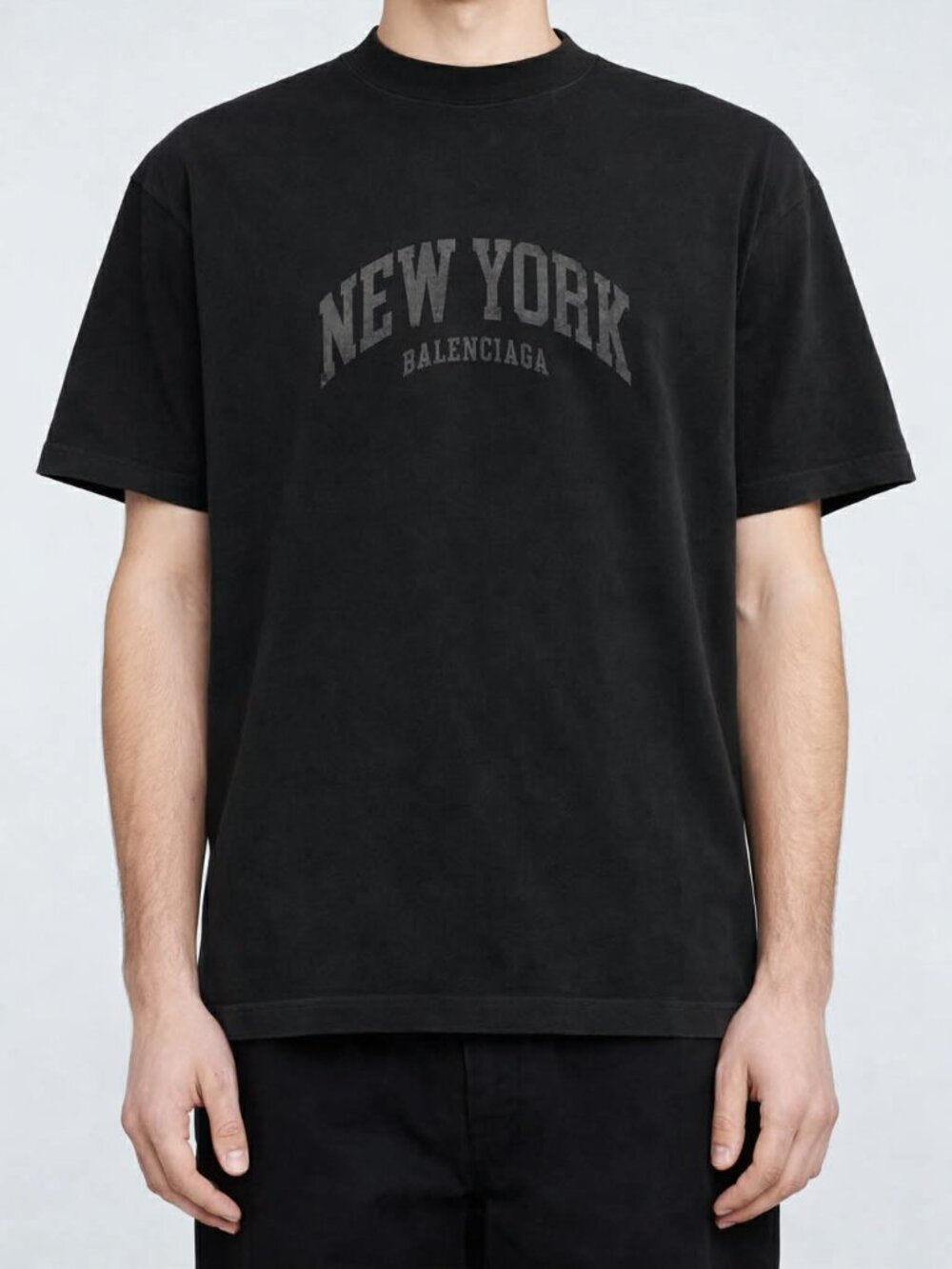 Balenciaga - Cities - NYC Vintage Jersey - T-Shirt - Black - XS - NWT